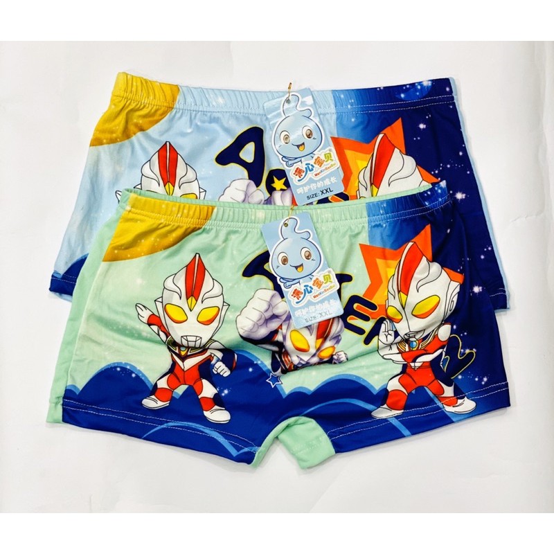 Celana Boxer Anak Laki-Laki Manxinbaobei Motif Kartun