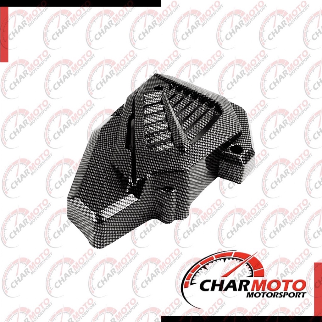 Cover Tutup Radiator Honda Vario 150 New Karbon Carbon Nemo Original PNP - Charmoto