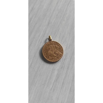 Koin Emas Antik Liberty Ten Dollar, USA 1881
