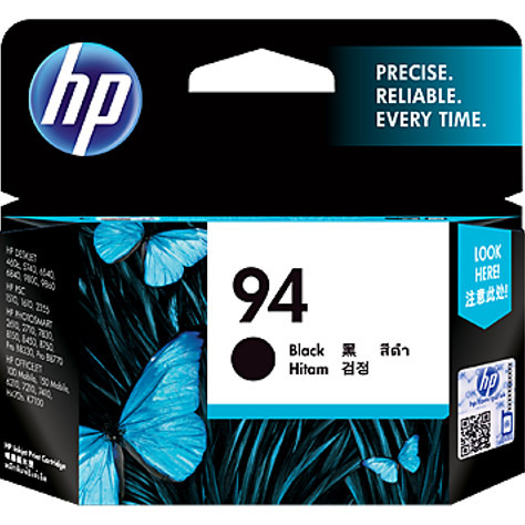 Tinta HP 94 Black For Printer 8450 2350 7410 6840 Original