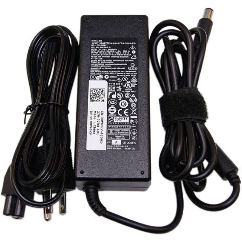 Charger Adaptor Casan Cesan Laptop Dell 19.5v 4.62a Original