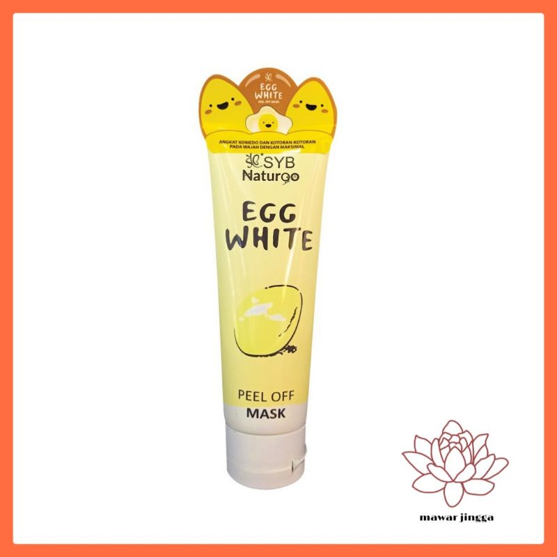 Syb Peel off mask naturgo / masker putih telur /egg white