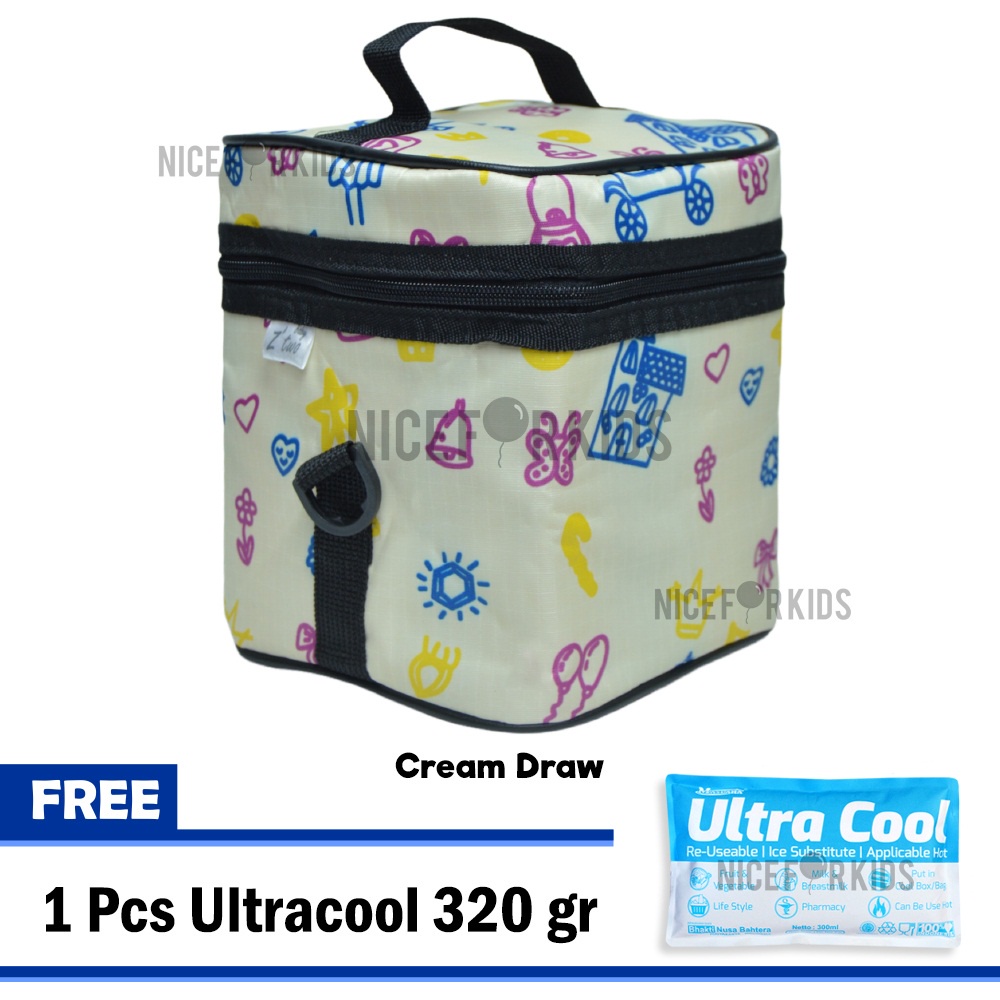 Ztwo Cooler Bag ASI Free Ultracool Ice Gel Sachet / Ice Bag Tas ASI Murah