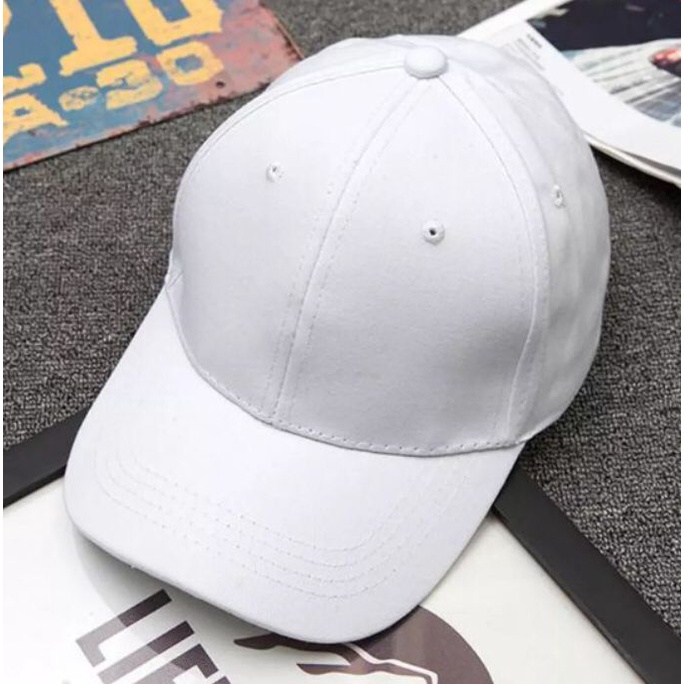 Topi Baseball Polos Terbaru Pria dan Wanita