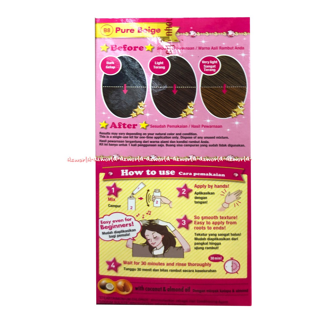 Beauty Labo Candy Pure Beige Hoyu Cat Rambut Beautylabo