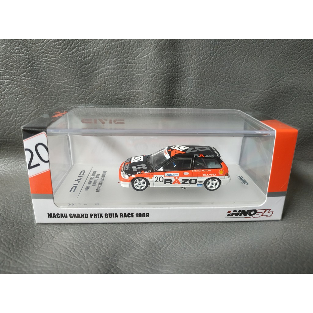 INNO 1:64 Honda Civic EF3 #20 RAZO TRAMPIO