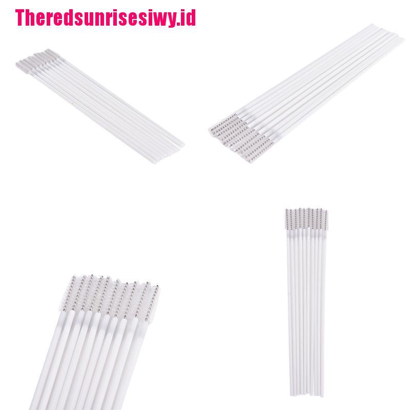 【Theredsunrisesiwy.id】New 10pcs Stainless Steel Straw Reusable Washable Cleaner Cleaning Brush