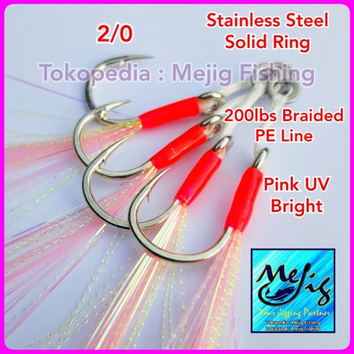 TERLARIS Assist Hook / Kail Micro / Light Jigging Hook 2/0 Single