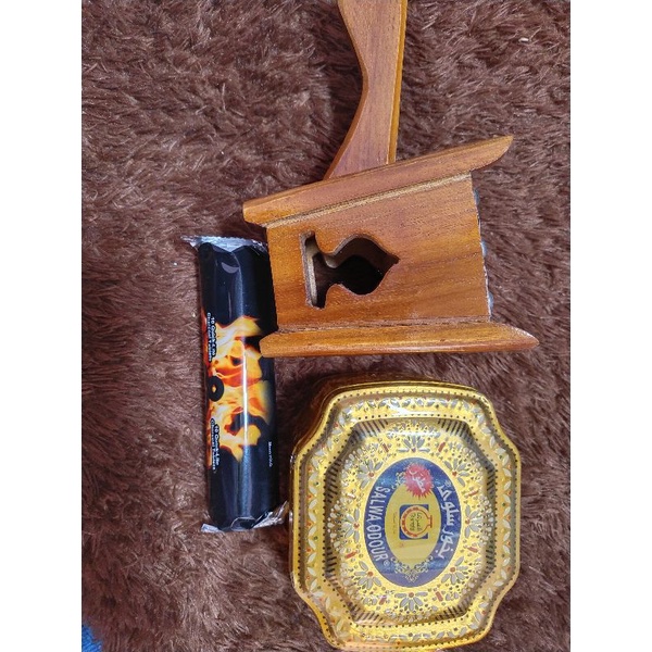 paket bukhur salwa+arang magic dan mabhara kayu