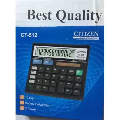 

Ini Kalkulator 12Digit Angka Merk Citizen Tipe Ct512 Dijamin Ori