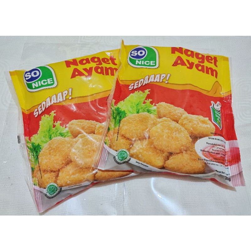 

Naget ayam so nice 250gr