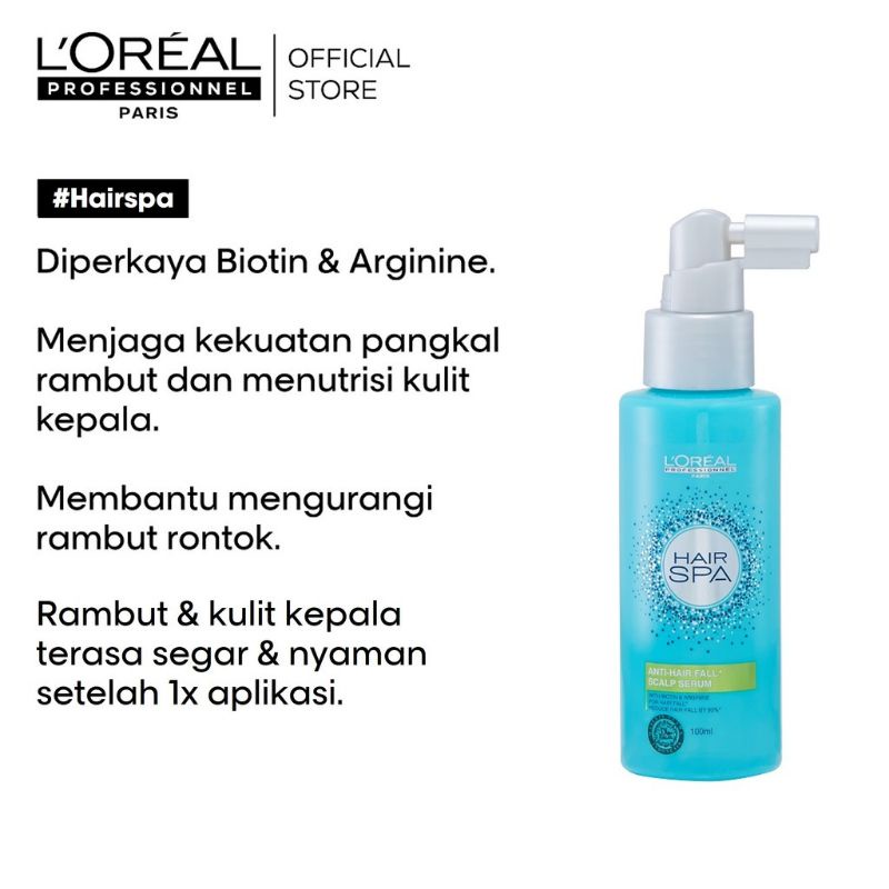 LOREAL HAIR SPA ANTI-HAIR FALL SCALP SERUM 100ml