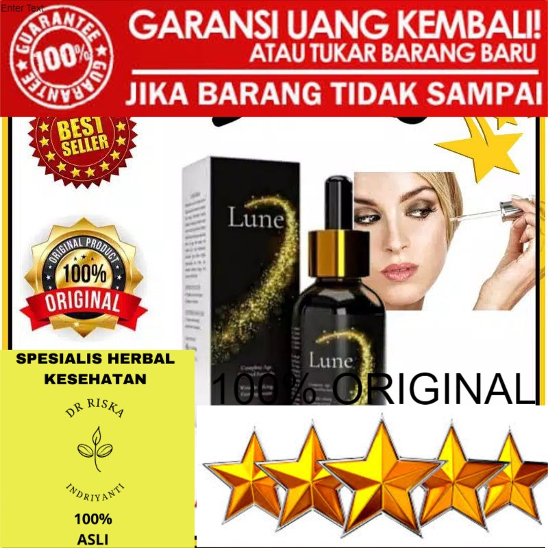 100% ASLI Lune serum wajah anti aging original lune asli serum Wajah BPOM