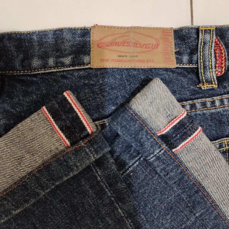 Quicksilver Celana Jeans Selvedge Size 33