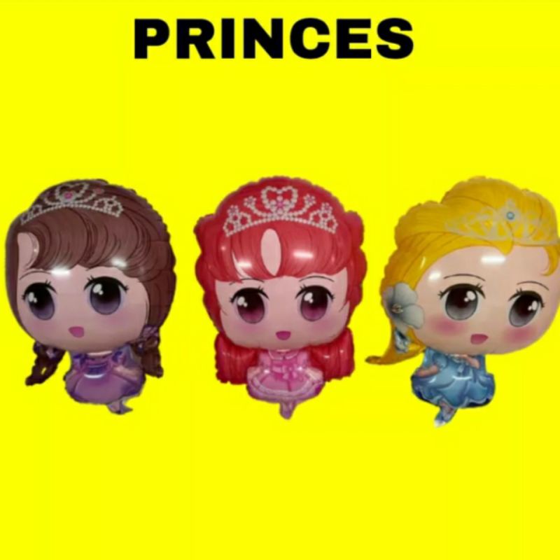 Balon princes / balon karakter princes bando terbaru grosir termurah