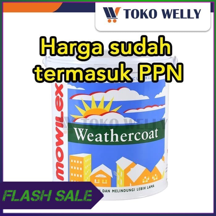 Cat Tembok Mowilex Weathercoat   Galon 2 5L