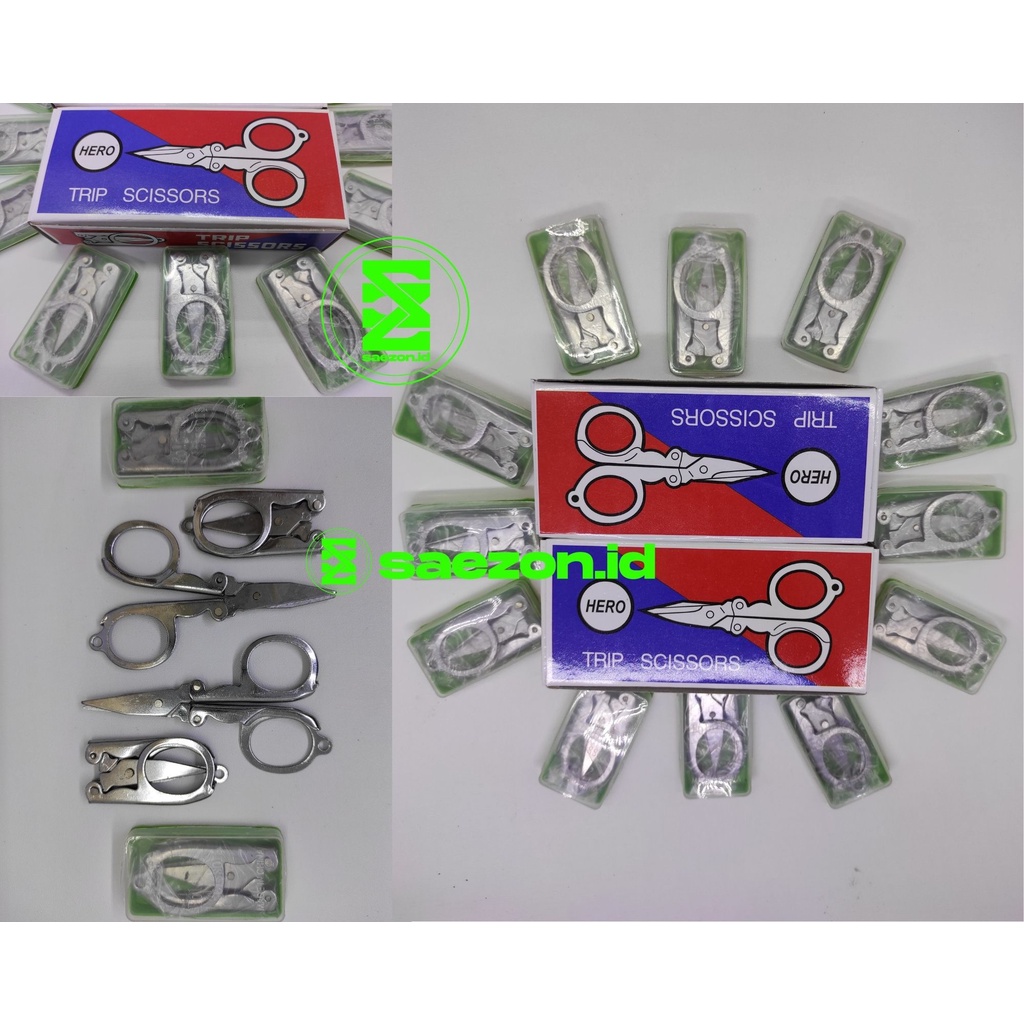 

GUNTING KECIL LIPAT STAINLESS TAJAM / GUNTING LIPAT STAINLESS / TRIP SCISSORS / GUNTING LIPAT KECIL / GUNTING IBU HAMIL / GUNTING HAMIL
