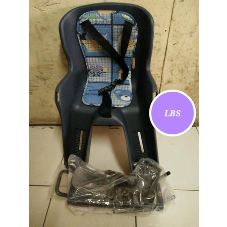KURSI BONCENGAN SEPEDA ANAK TAIWAN GREY l BAGASI ANAK DEPAN TAIWAN l BAGASI DEPAN ANAK TAIWAN l RAK 