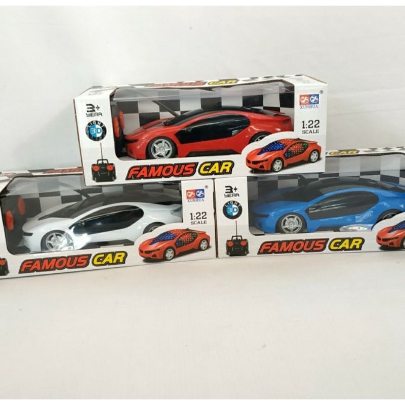 Mainan mobil RC remote control famous car