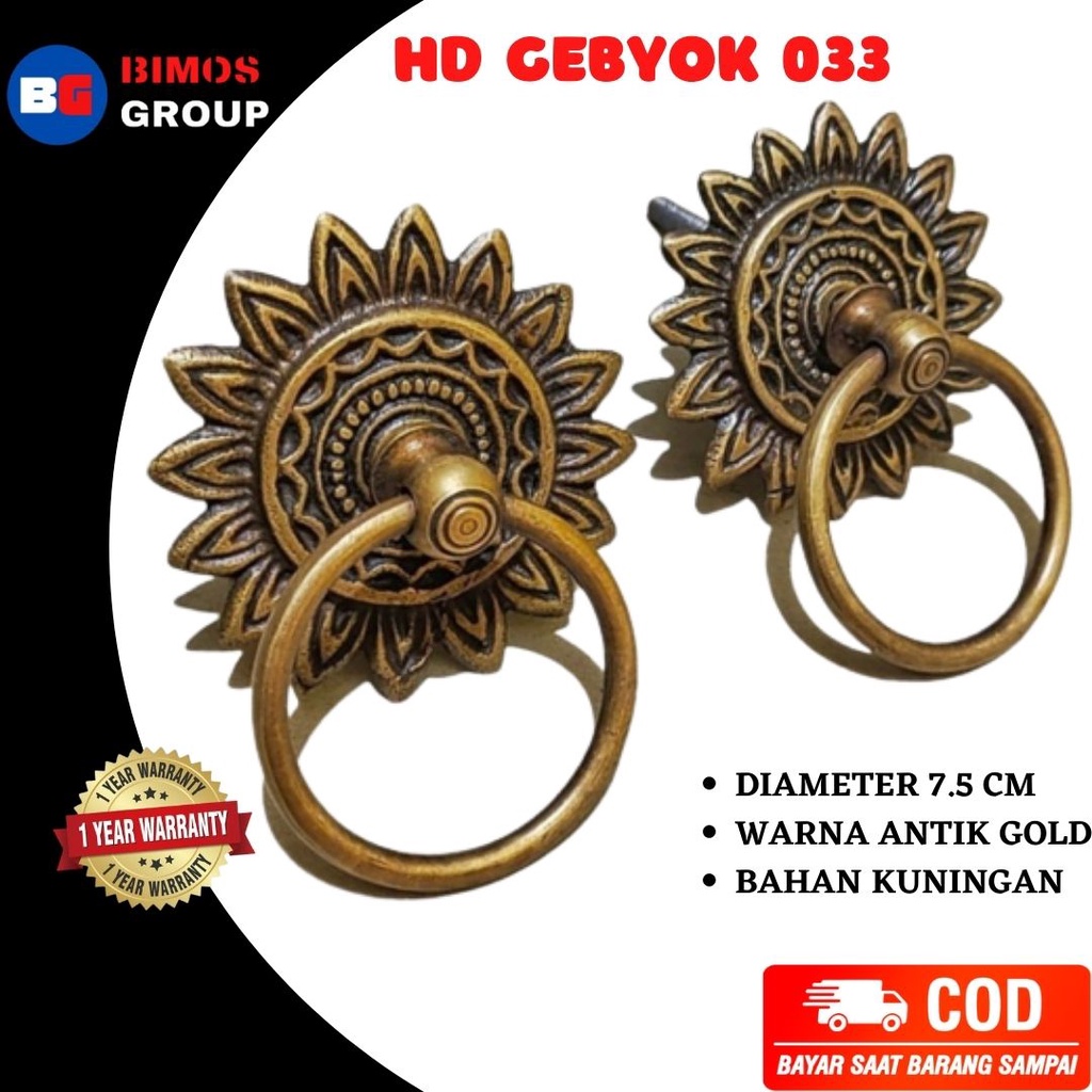 HANDLE PINTU GEBYOK GBY 033 HANDLE GEBYOK MINIMALIS TARIKAN PINTU KUNINGAN GAGANG PINTU RUMAH