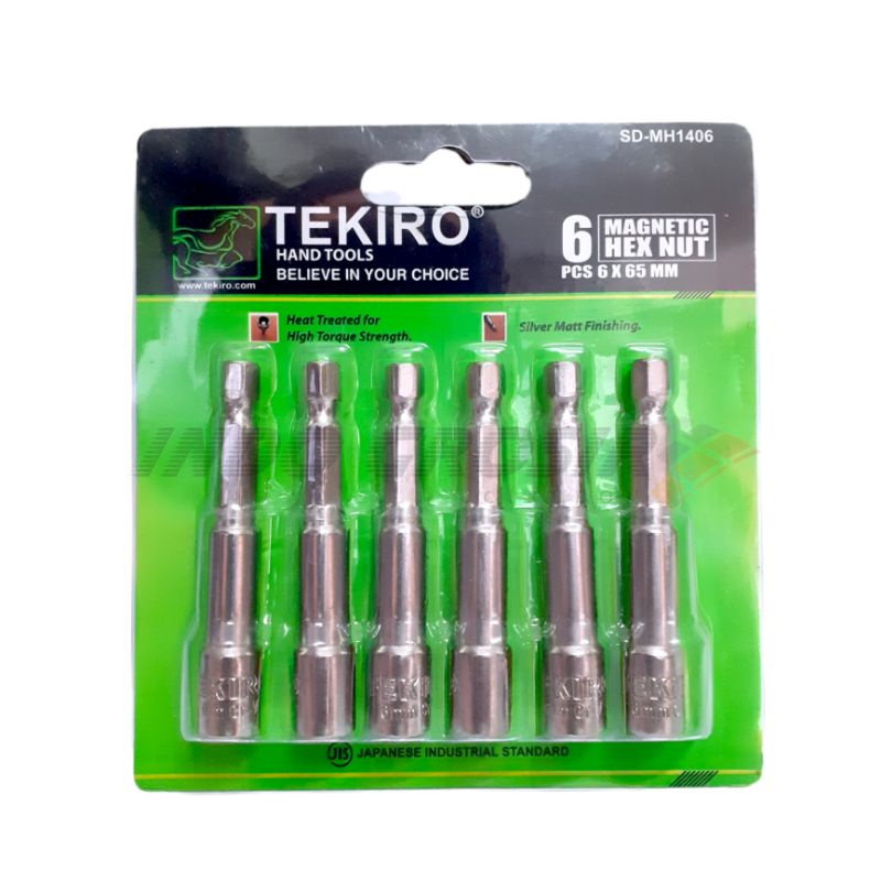 [ 1 pcs ] TEKIRO Magnetic Hex Nut 6x65mm Mata Rofing Roofing Baut Baja Ringan