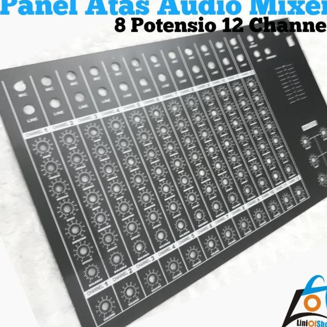 Panel Atas Audio Mixer 8 Pot 12 Ch | Star 