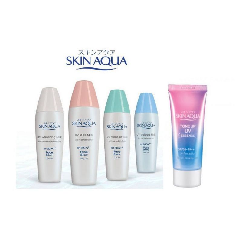 Skin Aqua UV protection 40gram SPF 50 SPF 30 SPF 25 SPF20 tone up essence spf50 pa++  / sunscreen