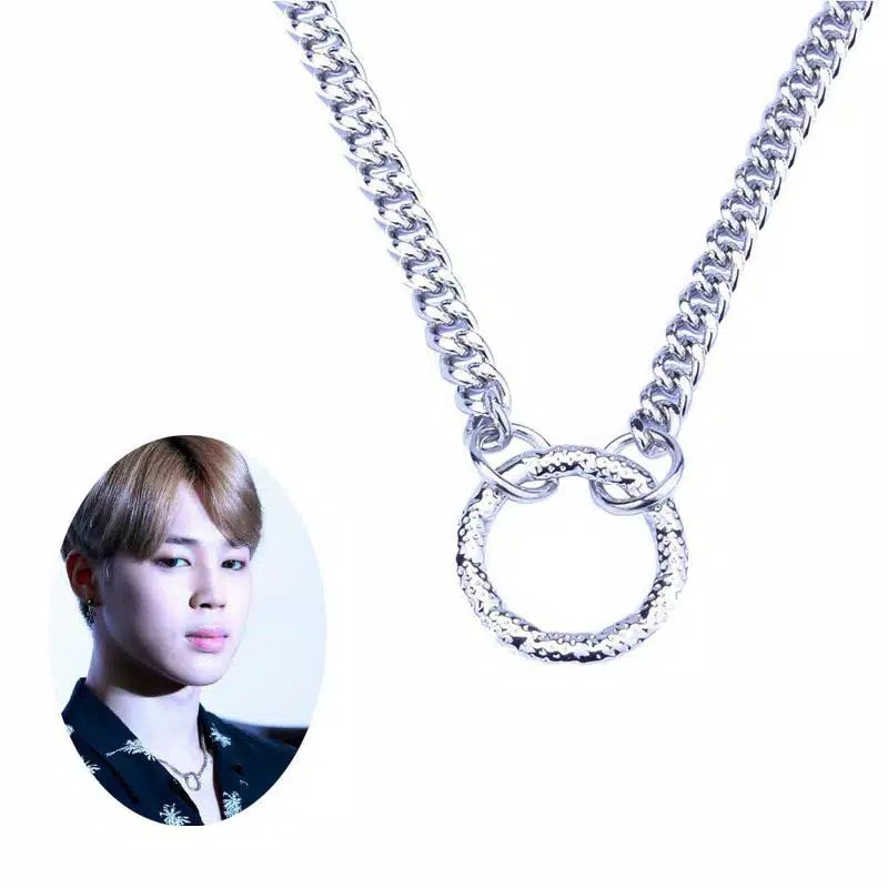 KK0287 - Kalung Rantai Pria Wanita Korea Kpop BTS EXO NCT Kang Daniel