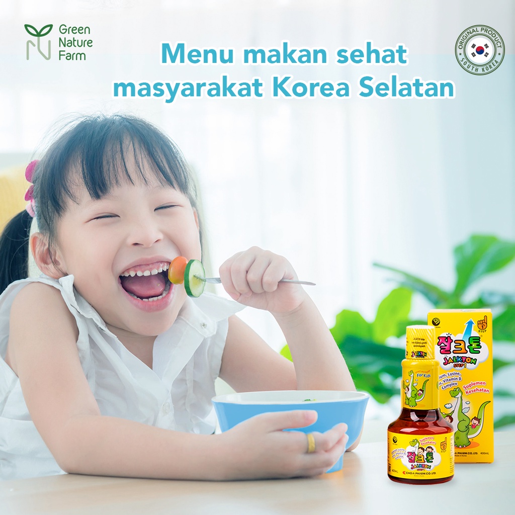 Jalkton - Suplemen Tumbuh kembang sirup anak rasa strawberry untuk usia 1- 7 tahun | STEP 1 dan 7 Tahun keatas/STEP 2 - 100ML