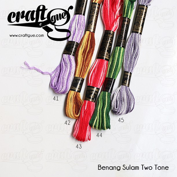 Benang Sulam Two Tone GRADASI (11-50)