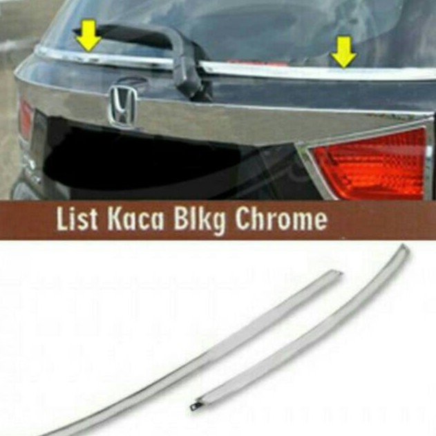 List kaca belakang Honda Mobilio JSL Chrome / aksesoris Mobilio 2017