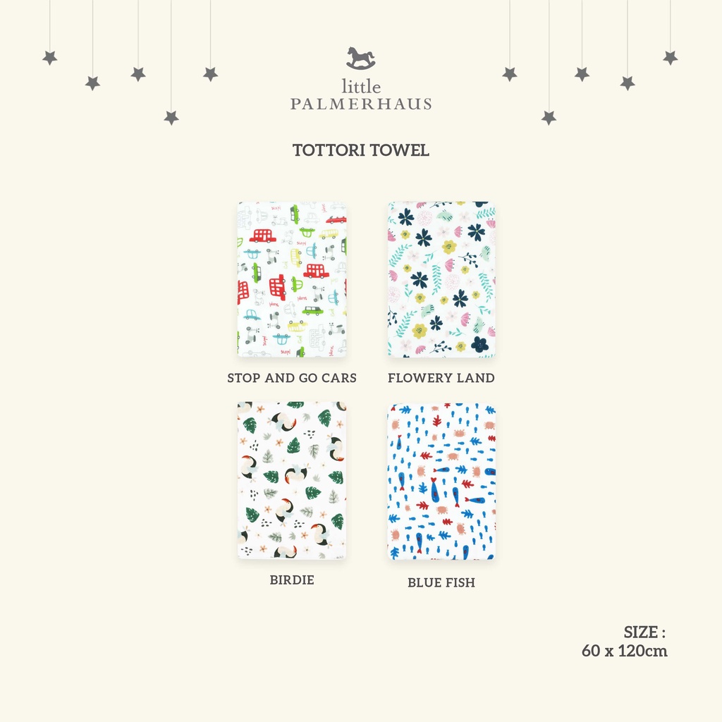 Handuk Bayi Premium TOTTORI Little Palmerhaus by TERRY PALMER - Little Terry Towel