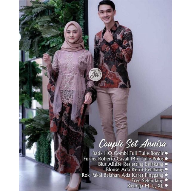 Maura Couple - Sania Ruffle Batik Couple ori Ndoro jowi DNT Garansi Termurah Shopee - Couple Gina