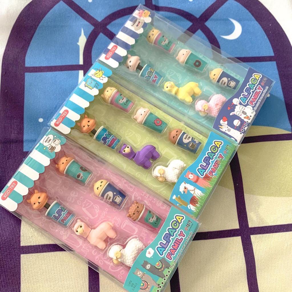 

PENGHAPUS ALPACA SET 6 PCS ANIMAL BINATANG UNIK LUCU ERASER HAPUSAN READY STOCK MURAH BERKUALITAS GROSIR
