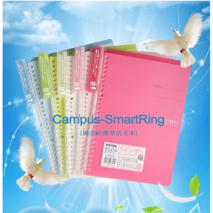 

HOT SALE Kokuyo Campus Smart Ring Binder B5 - Green