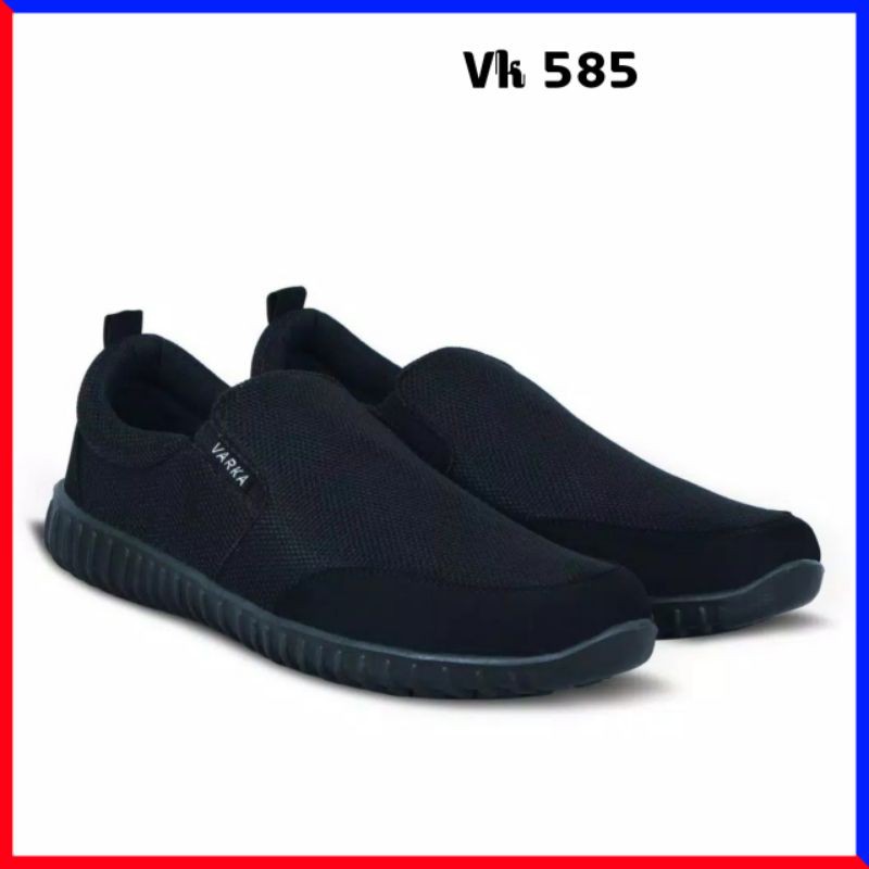 [BISA COD] Sepatu Original Lokal Vk 585 Brand Varka - Warna Hitam