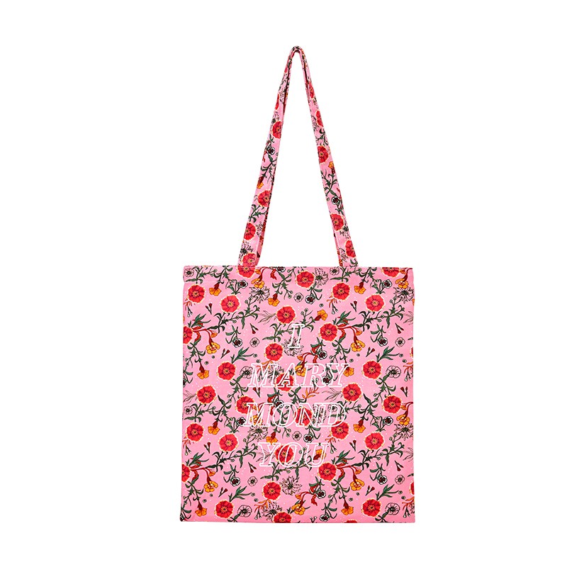 MARYMOND Dianthus Eco Tote Bag Korea Ramah Lingkungan Unisex