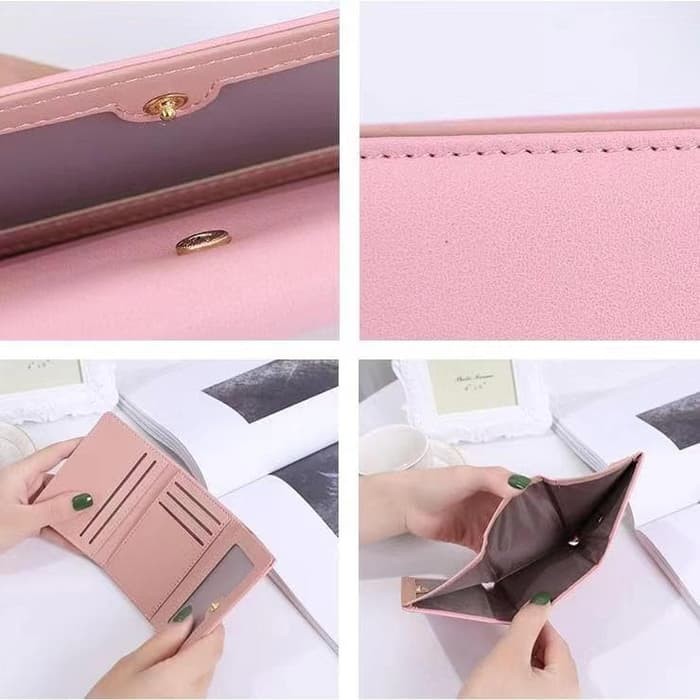 (COD) Dompet Lipat Pendek Warna Warni Forever Young / Wallet Women MALL SHOPPING-5