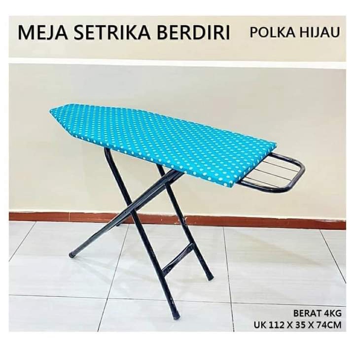 MEJA SETRIKA BERDIRI / MEJA SETRIKA KAKI TINGGI / MEJA SETRIKA LIPAT KAKI PANJANG / MEJA SETRIKA BAJU BERDIRI