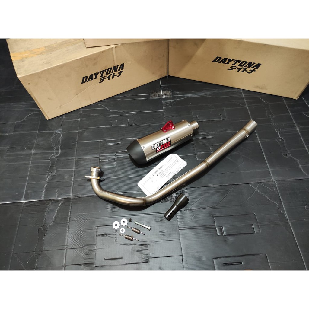 KNALPOT DAYTONA RACING GP TAPER MX KING 150 COMPETITION FULL SYSTEM