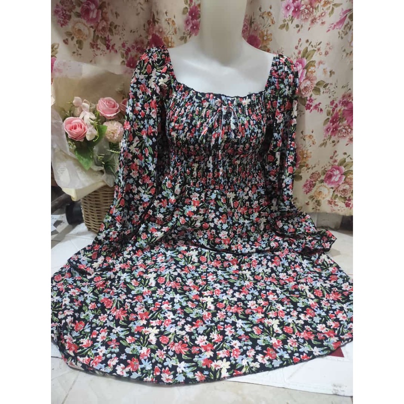 DRESS SMOKE VINTAGE KOREA SALE JUMBO