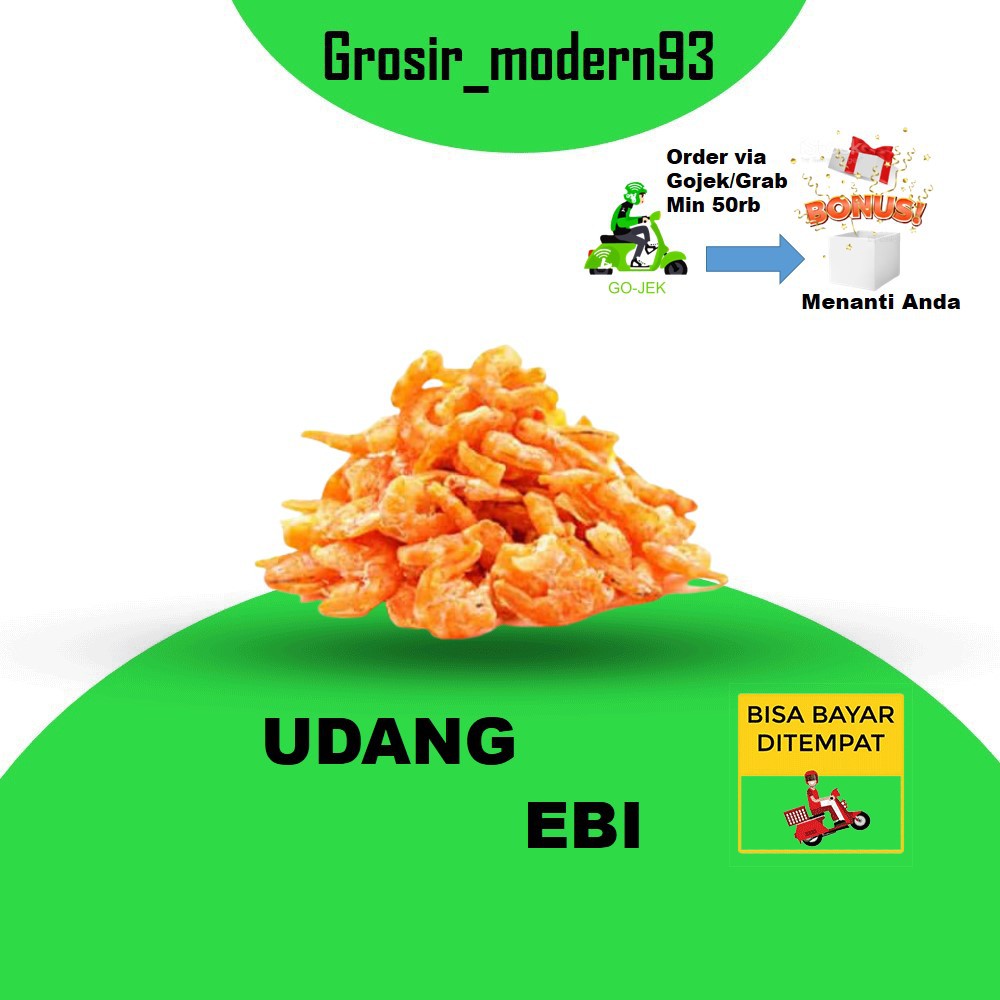 

UDANG EBI KERING FRESH 100gr