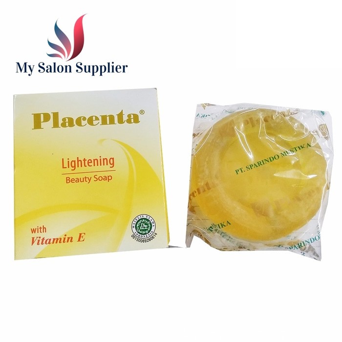 Sabun Placenta Lightening Beauty Soap Vitamin E