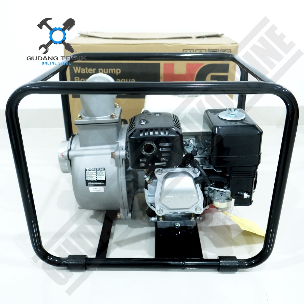 Water Pump 2&quot; SCR50HP HONDA DAISHIN GP160 SCR 50 HP / Mesin Pompa AIr Waterpump Alkon 3&quot; SCR80HP SCR 80 HP