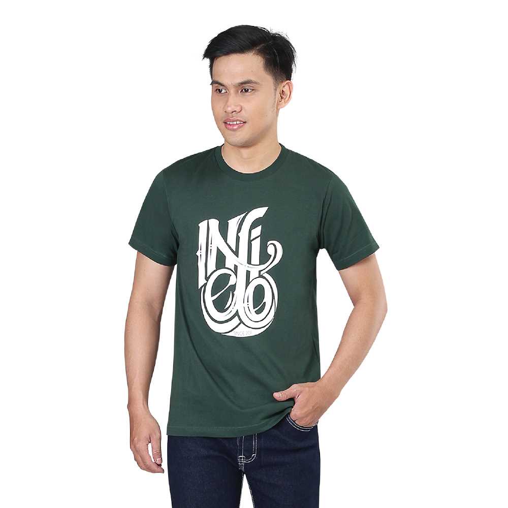 KAOS PRIA WARNA HIJAU KASUAL BAJU ORIGINAL T SHIRT 861