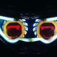 LAMPU HID PROJECTOR AES YAMAHA NMAX + ALIS DRL RUNNING