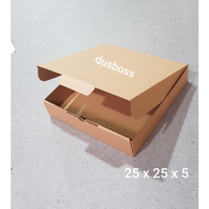 

kertas- kardus karton uk.25x25x5 cm --die cut dan easy usage-- -kertas.