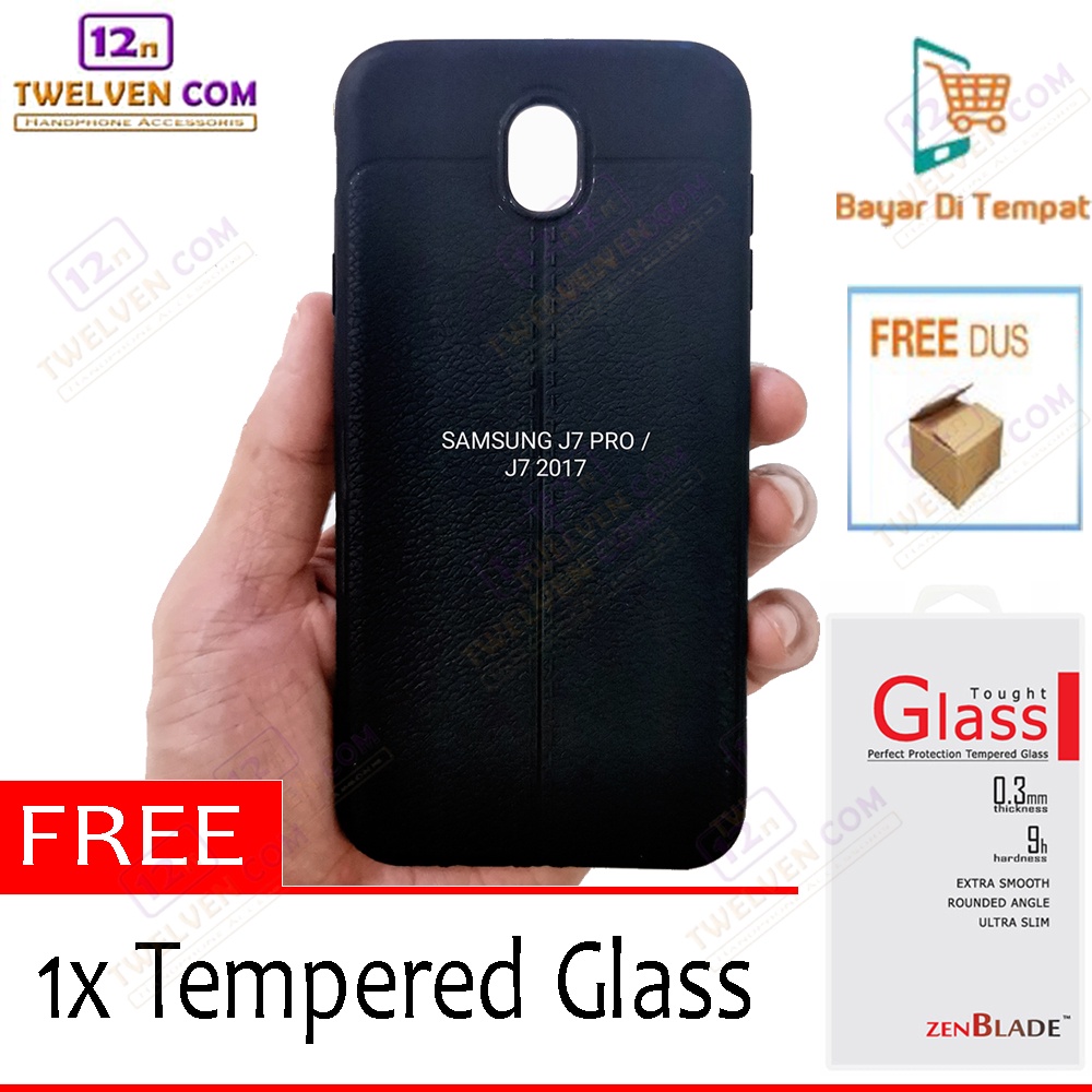 [FLASH SALE] Case Auto Focus Softcase Samsung J7 Pro - Free Tempered Glass