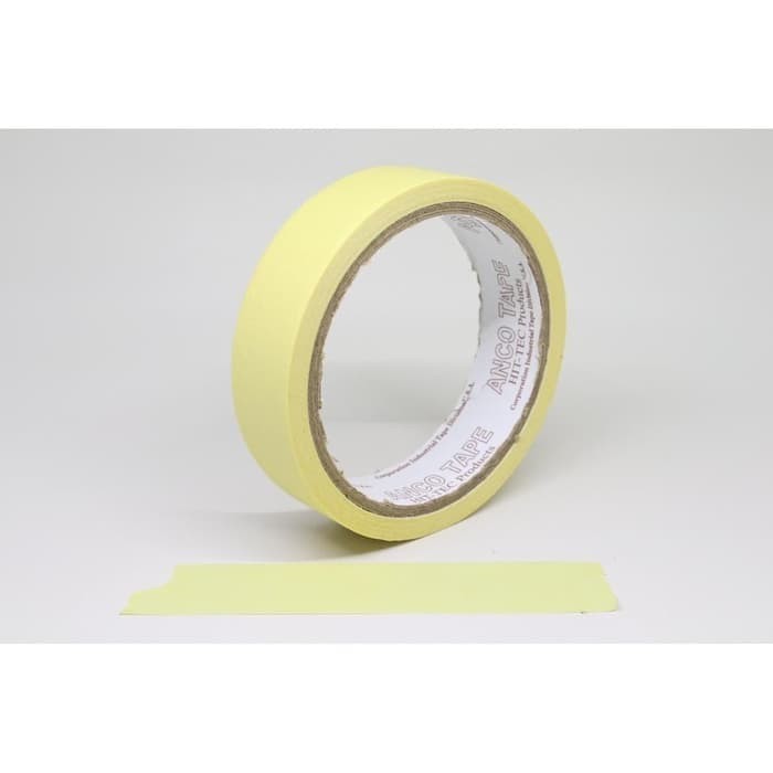 

Lakban Kertas Masking Tape 24mm x 15 Meter Anco Tape Isolasi Kertas