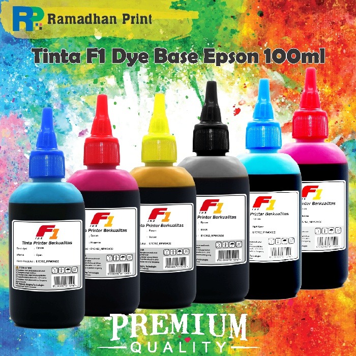 Jual Tinta Printer Epson F1 Dye Base Ink Refill 100ml Yellow Shopee Indonesia 5562